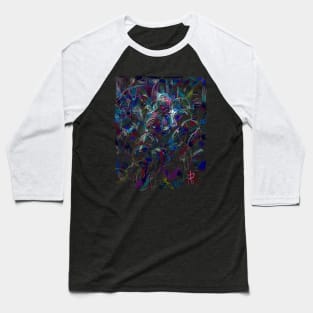 Abstract Figure Baseball T-Shirt